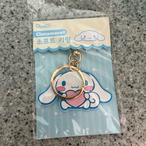 NWT Brand New Cinnamoroll key chain Olympus brand cute for backpack purse etc